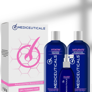 Mediceuticals Women Dry Kit — набір для стимуляції росту волосся у жінок (суха шкіра голови)
