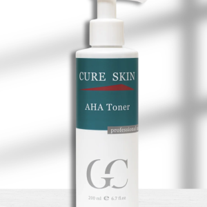 Порозвужуючий тонік з AHA кислотами для жирної шкіри Cure Skin AHA Toner
