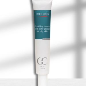 Cure Skin Заспокійливий крем з бета-глюканом - для жирної та схильної до подразнення шкіри